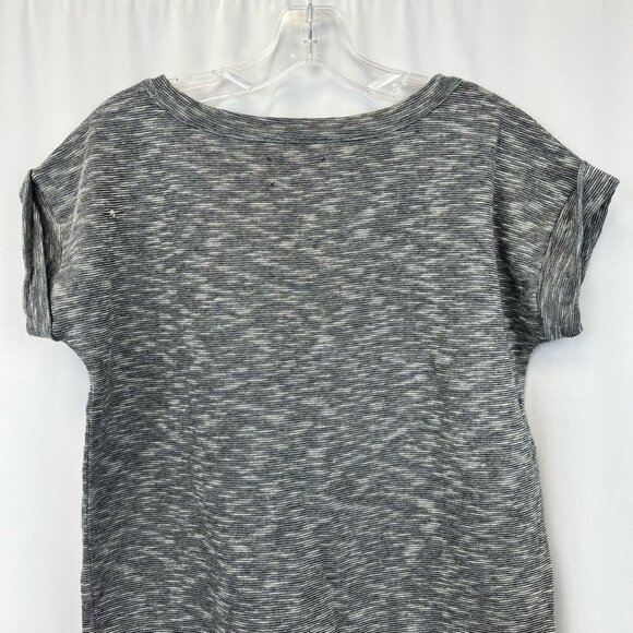 Lou & Grey Womens T-Shirt Top Multicolor Heathered Short Sleeve Batwing Dolman S - Picture 6 of 11